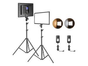 Neewer LED Video Lighting Kit with 75inch Light Stand: 2-Pack 384 LED Soft Video Light, Built-in Lithium Battery, 3200K-6500K Video Lighting Kit for Photography YouTube Video Studio Shooting Neewer LED Video Lighting Kit with 75inch Light Stand: 2-Pack 384 LED Soft Video Light, Built-in Lithium Battery, 3200K-6500K Video Lighting Kit for Photography YouTube Video Studio Shooting