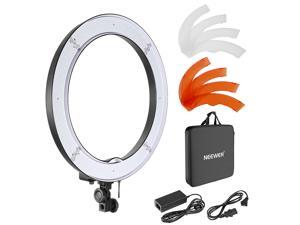 Neewer Camera Photo/Video 18 inches/48 Centimeters Outer 55W 240 Pieces LED SMD Ring Light 5500K Dimmable Ring Video Light with Plastic Color Filter Set and Universal Adapter with US/EU Plug Neewer Camera Photo/Video 18 inches/48 Centimeters Outer 55W 240 Pieces LED SMD Ring Light 5500K Dimmable Ring Video Light with Plastic Color Filter Set and Universal Adapter with US/EU Plug