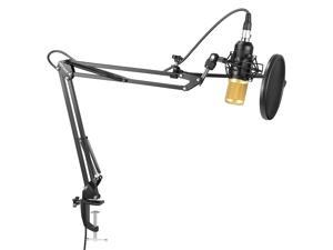 Neewer Professional Studio Condenser Microphone and Adjustable Suspension Scissor Arm Stand (NW-8000) Neewer Professional Studio Condenser Microphone and Adjustable Suspension Scissor Arm Stand (NW-8000)