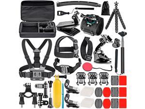 Neewer 50-In-1 Action Camera Accessory Kit, Compatible with GoPro Hero10/Hero9/Hero8/Hero7, GoPro Max, GoPro Fusion, Insta360, DJI Osmo Action, AKASO, APEMAN, Campark, SJCAM Neewer 50-In-1 Action Camera Accessory Kit, Compatible with GoPro Hero10/Hero9/Hero8/Hero7, GoPro Max, GoPro Fusion, Insta360, DJI Osmo Action, AKASO, APEMAN, Campark, SJCAM