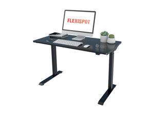 FlexiSpot Electric Height Adjustable Standing desk Black Desktop 48”x 24” Quick-Install Home Office Computer Desk FlexiSpot Electric Height Adjustable Standing desk Black Desktop 48”x 24” Quick-Install Home Office Computer Desk