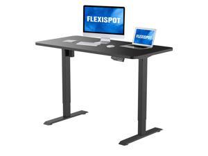 FLEXISPOT Home Office Electric Height Adjustable Standing Desk 7-Button Memory Controller Computer Desk WIth 48" Width x 30" Depth Desktop Ergonomic Stand Up Desk (Black Top + Black Frame) FLEXISPOT Home Office Electric Height Adjustable Standing Desk 7-Button Memory Controller Computer Desk WIth 48" Width x 30" Depth Desktop Ergonomic Stand Up Desk (Black Top + Black Frame)