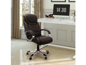 FlexiSpot Ergonomic Leather Office Chair Mahogany Soft Breathable PU Leather Armrest/Height Adjustable/Swivel Rolling Caster FlexiSpot Ergonomic Leather Office Chair Mahogany Soft Breathable PU Leather Armrest/Height Adjustable/Swivel Rolling Caster