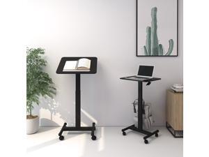 Flexispot Sit-Stand Mobile Laptop Standing Desk Rolling Computer Cart with Swivel Top Movable Wheels Gas Spring Riser Height Adjustable Workstation for Office Home Medical Flexispot Sit-Stand Mobile Laptop Standing Desk Rolling Computer Cart with Swivel Top Movable Wheels Gas Spring Riser Height Adjustable Workstation for Office Home Medical