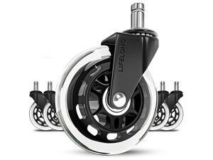 Chair Wheels Replacement Rubber Chair casters for Hardwood Floors and Carpet Set of 5 Heavy Duty Chair Ball casters for Chairs to Replace Chair mats Universal fit Chair Wheels Replacement Rubber Chair casters for Hardwood Floors and Carpet Set of 5 Heavy Duty Chair Ball casters for Chairs to Replace Chair mats Universal fit