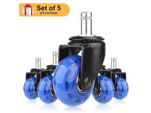 Office Chair Caster Wheels 2quot Plugin 11x22mm Office Chair Replacement WheelsSmoothampSafe for HardwoodTile and Carpet FloorsUniversal Fit for AeronMidBack Office Chair 2quotFBA Blue Office Chair Caster Wheels 2quot Plugin 11x22mm Office Chair Replacement WheelsSmoothampSafe for HardwoodTile and Carpet FloorsUniversal Fit for AeronMidBack Office Chair 2quotFBA Blue