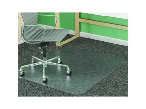 SuperMat Frequent Use Chair Mat Medium Pile Carpet Beveled 46 x 60 Clear SuperMat Frequent Use Chair Mat Medium Pile Carpet Beveled 46 x 60 Clear