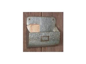 Galvanized Wall Pocket Organizer Galvanized Wall Pocket Organizer