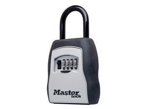 Master Lock 5400D Set Your Own Combination Portable Lock Box 5 Key Capacity Black