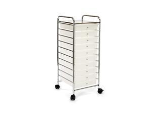 Seville Classics Large 10Drawer Multipurpose Mobile Rolling Utility Storage Organizer Cart White Seville Classics Large 10Drawer Multipurpose Mobile Rolling Utility Storage Organizer Cart White