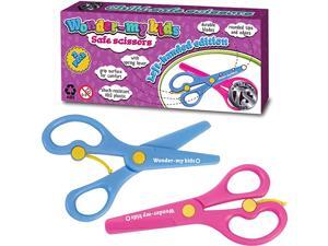 Left Handed Kids ScissorsSchool Scissors Preschool and Kindergarten Use Plastic Blunt Tipped Kid and Toddler Safety Craft Scissors for Left Handed Cutting Pink and Blue Kid Scissors Pack Left Handed Kids ScissorsSchool Scissors Preschool and Kindergarten Use Plastic Blunt Tipped Kid and Toddler Safety Craft Scissors for Left Handed Cutting Pink and Blue Kid Scissors Pack