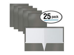 2 Pocket Glossy Laminated Gray Paper Folders Box of 25 Letter Size Gray Paper Portfolios by 25 Pack 2 Pocket Glossy Laminated Gray Paper Folders Box of 25 Letter Size Gray Paper Portfolios by 25 Pack