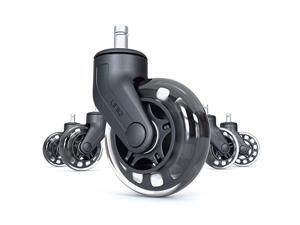 Rollerblade Office Chair Wheels Set of 5 Traditional Caster Wheels Replacement Set Perfect Substitute for Office Chair Mat for Hardwood Floor Rolls Smoothly amp Quietly Rollerblade Office Chair Wheels Set of 5 Traditional Caster Wheels Replacement Set Perfect Substitute for Office Chair Mat for Hardwood Floor Rolls Smoothly amp Quietly