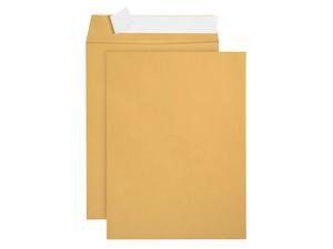 9 X 12 Self Seal Golden Brown Kraft Catalog Envelopes - Designed for Secure Mailing - Oversize Strong Peel and Seal Flap with 28 Pound Kraft Paper- Envelopes