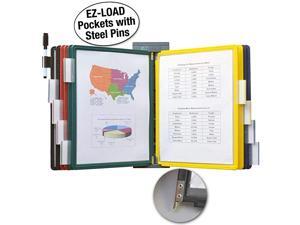 Ultimate Office DocuMate 10Pocket Wall Reference Organizer with Assorted Color EasyLoad Pockets SteelReinforced Pins and Free Bonus Panel Ultimate Office DocuMate 10Pocket Wall Reference Organizer with Assorted Color EasyLoad Pockets SteelReinforced Pins and Free Bonus Panel