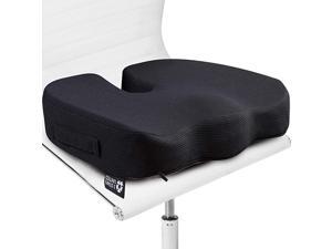 5 STARS UNITED Seat Cushion Pillow for Office Chair 2 Pack 100 Memory Foam Firm Coccyx Pad Best for Adults 150220 lbs Tailbone Sciatica Lower Back Pain Relief 5 STARS UNITED Seat Cushion Pillow for Office Chair 2 Pack 100 Memory Foam Firm Coccyx Pad Best for Adults 150220 lbs Tailbone Sciatica Lower Back Pain Relief