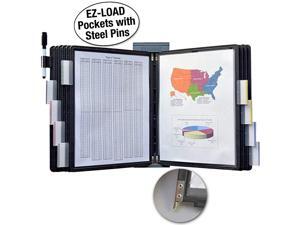 Ultimate Office DocuMate 10Pocket Wall Reference Organizer with Black EasyLoad Pockets SteelReinforced Pins and Free Bonus Panel Ultimate Office DocuMate 10Pocket Wall Reference Organizer with Black EasyLoad Pockets SteelReinforced Pins and Free Bonus Panel