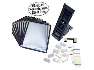 Ultimate Office DocuMate 10Pocket Desk Reference Organizer AddOn with Black EasyLoad Pockets and SteelReinforced Pins AddOn Module Only Ultimate Office DocuMate 10Pocket Desk Reference Organizer AddOn with Black EasyLoad Pockets and SteelReinforced Pins AddOn Module Only