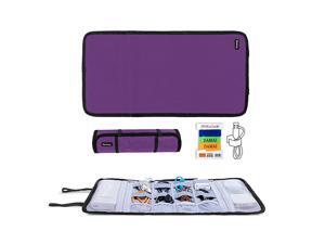 Travel Cable Organizer Cord BagUSB Drive Shuttle CaseElectronics Accessory Organizer Purple Travel Cable Organizer Cord BagUSB Drive Shuttle CaseElectronics Accessory Organizer Purple