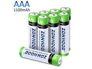 AAA BatteriesAAA Batteries 1100mAh HighCapacity Batteries Batteries 12V NiMH Low Self Discharge Lasting Power Recharge Battery 8PACK AAA BatteriesAAA Batteries 1100mAh HighCapacity Batteries Batteries 12V NiMH Low Self Discharge Lasting Power Recharge Battery 8PACK