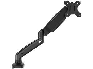 Single LCD Monitor Fully Adjustable Gas Spring Desk Mount Fit 1 Screen VESA up to 27 inch 143 lbs Weight Capacity GSM001 Black Single LCD Monitor Fully Adjustable Gas Spring Desk Mount Fit 1 Screen VESA up to 27 inch 143 lbs Weight Capacity GSM001 Black