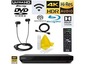 UPB-X700 4K Blu Ray Player Ultra HD 3D Hi-Res Audio Wi-Fi Blu-ray Player with A 4K HDMI Cable and Remote Control (UPB X700)