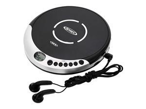 CD Portable Personal CD Player with 60 Seconds AntiSkip Protection FM Radio Bass Boost + Stereo Earbuds Black