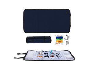 Travel Cable Organizer Cord BagUSB Drive Shuttle CaseElectronics Accessory Organizer Dark Blue Travel Cable Organizer Cord BagUSB Drive Shuttle CaseElectronics Accessory Organizer Dark Blue
