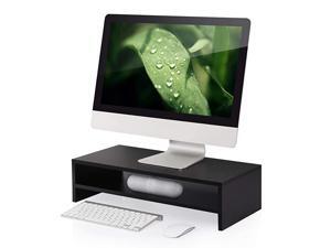 Computer Monitor Riser 213 inch 2 Tier Shelves Monitor Stand with Keyboard Storage Space DT205401WB Computer Monitor Riser 213 inch 2 Tier Shelves Monitor Stand with Keyboard Storage Space DT205401WB