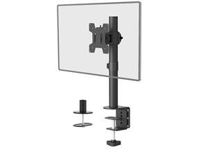 Single LCD Monitor Desk Mount Fully Adjustable Desk Mount Fit 1 Screen up to 27 inch 22 lbs Weight Capacity M001S Black by Single LCD Monitor Desk Mount Fully Adjustable Desk Mount Fit 1 Screen up to 27 inch 22 lbs Weight Capacity M001S Black by