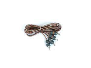EARCA3 3 2Channel Twisted Pair RCA Cable Interconnect Split Pin Connector 100 Copper Noise Cancelling Professional Grade EARCA3 3 2Channel Twisted Pair RCA Cable Interconnect Split Pin Connector 100 Copper Noise Cancelling Professional Grade