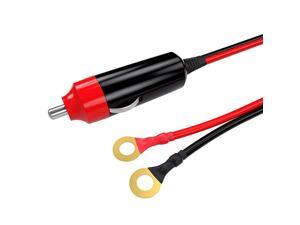 24V 16 AWG 15A 20A Male Plug Cigarette Lighter Adapter Power Supply Cord with 33FT Cable Wire for Car Inverter Air Pump Electric Cup 24V 16 AWG 15A 20A Male Plug Cigarette Lighter Adapter Power Supply Cord with 33FT Cable Wire for Car Inverter Air Pump Electric Cup