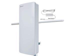 400BV HDTV Flat Panel Amplified Outdoor Antenna and Indoor70 Miles Long Range with Builtin 4G LTE Filter for UHF VHF Enhanced MultiDirectional Reception39ft Detachable Coaxial Cable 400BV HDTV Flat Panel Amplified Outdoor Antenna and Indoor70 Miles Long Range with Builtin 4G LTE Filter for UHF VHF Enhanced MultiDirectional Reception39ft Detachable Coaxial Cable