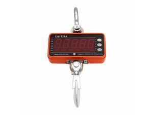 Digital Crane Scale DCSER 500lb 200kg Heavy Duty Compact Hanging Scale LED  Display for Hoem Farm Factory 