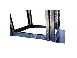 Server Rack 4 Post Open Rack Frame Rack Enclosure 19 Inch Adjustable Depth Cold Rolled Steel27U56Inch Height
