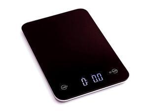 Touch Professional Digital Kitchen Scale 12 lbs Edition Tempered Glass in Elegant Black Touch Professional Digital Kitchen Scale 12 lbs Edition Tempered Glass in Elegant Black