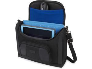 USA GEAR Compact Tablet Messenger Bag Compatible with Samsung Galaxy Tab S7 11 Lenovo Tab M10 103 Samsung Galaxy Tab S6 Lite 104  Shoulder Strap Padded Adjustable Interior Blue