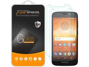 2 Pack Supershieldz Designed for Motorola Moto E5 Play and Moto E Play 5th Gen Tempered Glass Screen Protector Anti Scratch Bubble Free