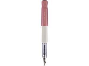 Xiaogan Kakuno Fountain Pen, White/Pink Barrel, Fine Nib (90122)