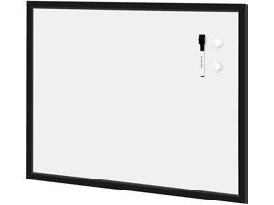 Xiaogan Magnetic Dry Erase White Board, 35 x 23-Inch Whiteboard - Black Wooden Frame