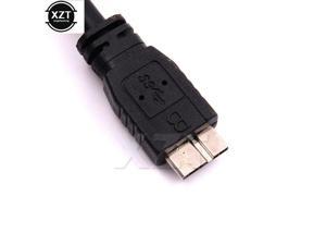 USB3.0 to MICRO 3.0 USB Cable Data Transfer Fast Charger Cord for Hard Drive Samsung USB 3.0 Micro B Data Cord