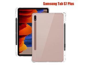 Case For Samsung Galaxy Tab S7 Plus SM-T970 SM-T975 12.4" Tablet Cover Shell for Tab S7 Plus 12.4" Silicone Soft Funda