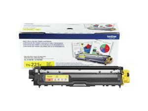 Brother Genuine TN225Y High Yield Yellow Toner Cartridge, Laser, 2200 Pages