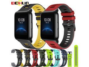 BEHUA Strap For Realme Watch 2 Pro Smartwatch Watchband Silicone Band For Realme Watch S / pro Wristband 20mm / 22mm Belt Correa