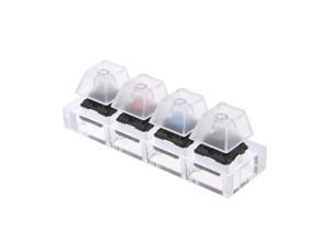 Acrylic Mechanical Keyboards Switch 4 Translucent Clear Keycaps Tester Kit