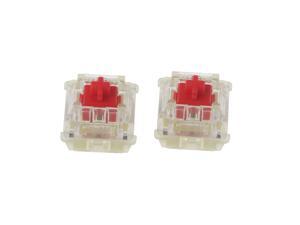 2Pcs  SMD RGB Cherry MX Switches 3pin Feet Red Switch Mechanical Keyboard Clear Switch