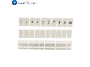 5pcs UK2.5B UK5N Din Rail Terminal Blocks Maker Strips with Numbers Printed ZB6 5pcs UK2.5B UK5N Din Rail Terminal Blocks Maker Strips with Numbers Printed ZB6