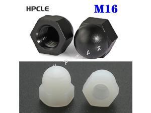 100pcs /lot DIN1587 M16 PA66 Black Or White Nylon Nut Plastic Cap Nuts Decorative Acorn Nut 100pcs /lot DIN1587 M16 PA66 Black Or White Nylon Nut Plastic Cap Nuts Decorative Acorn Nut