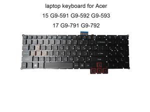 AR Backlight keyboard for Acer Predator 15 G9-591 G9-593 17 G9-791 G9-792 Arabic black laptop KB red keys 102 015C8LHA02