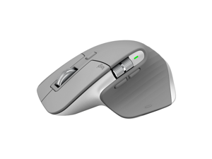 Logitech MX Master 3 Advanced 7 Buttons 2.4 GHz USB Wireless Laser Mouse for Mac, 910-005692 - Mid Gray